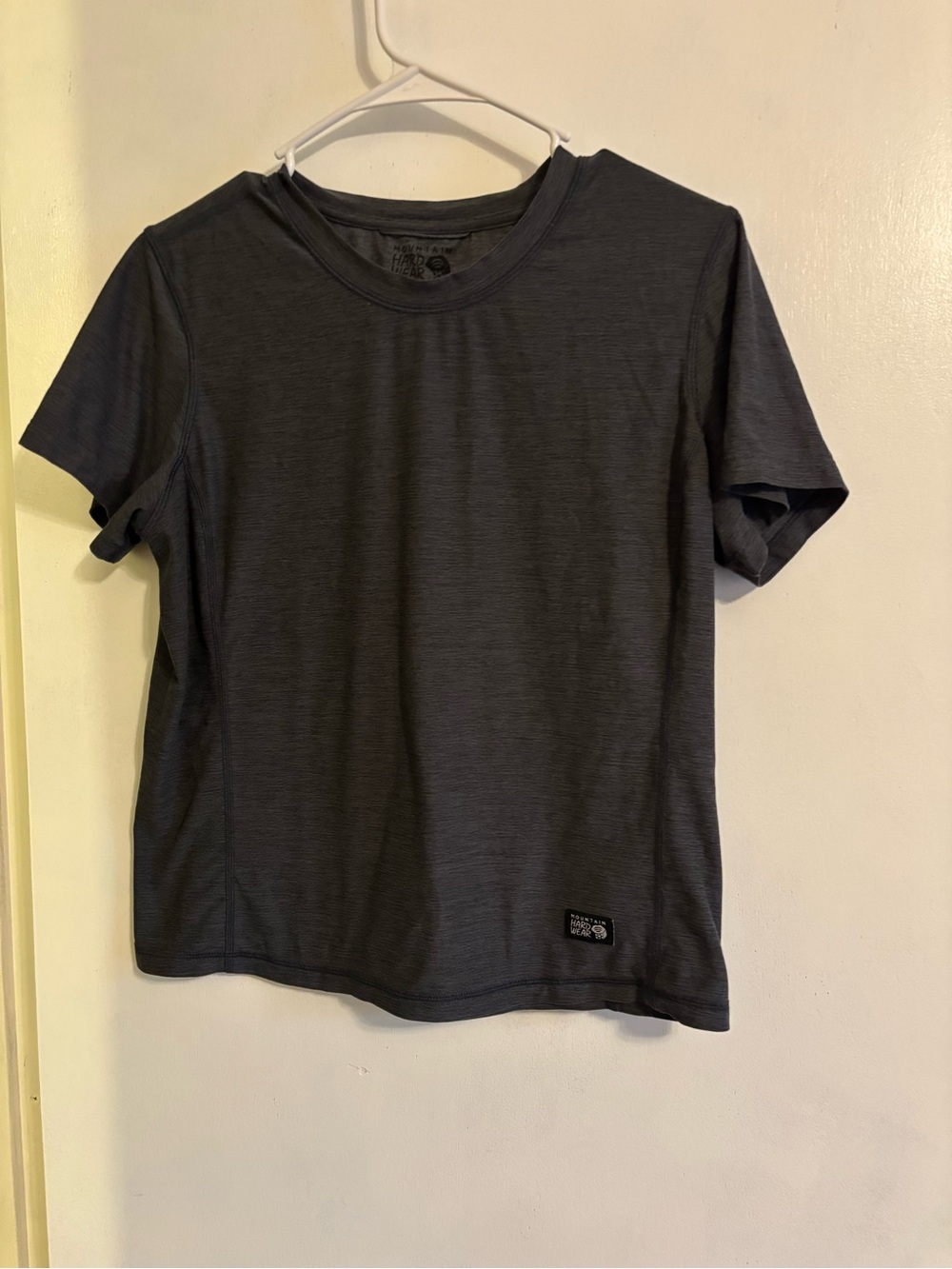 Mountain Hardwear Women's Charcoal Short Sleeve Crew Tee